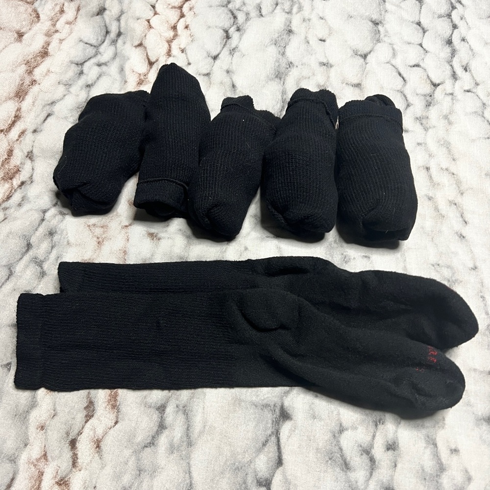 Hanes Black Socks